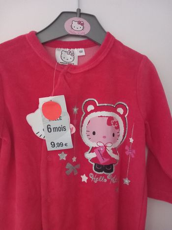 Dorsbien grenouillère pyjama bébé Hellokitty 6 mois Hello Kitty neuf