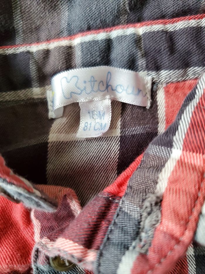 Lot 2 chemises 18 mois - photo numéro 3