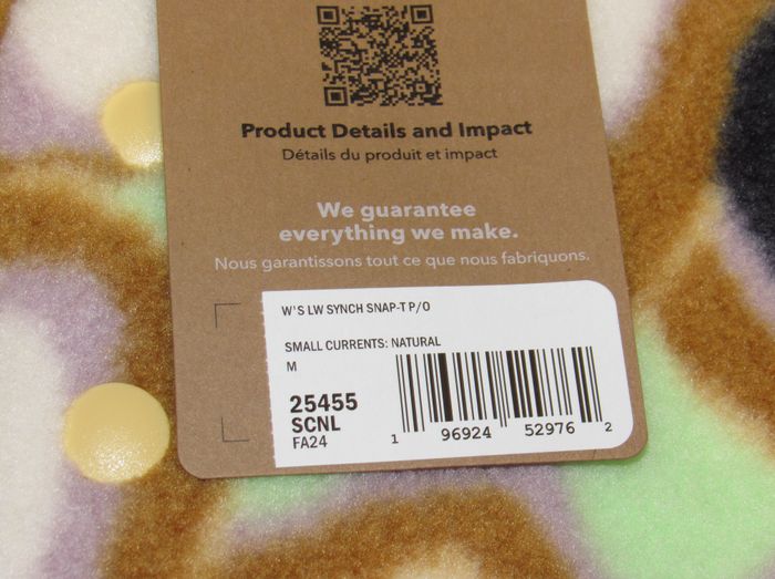 Veste Polaire Patagonia Lightweight Synchilla® Snap-T® Pullover - Taille M/38 - photo numéro 8