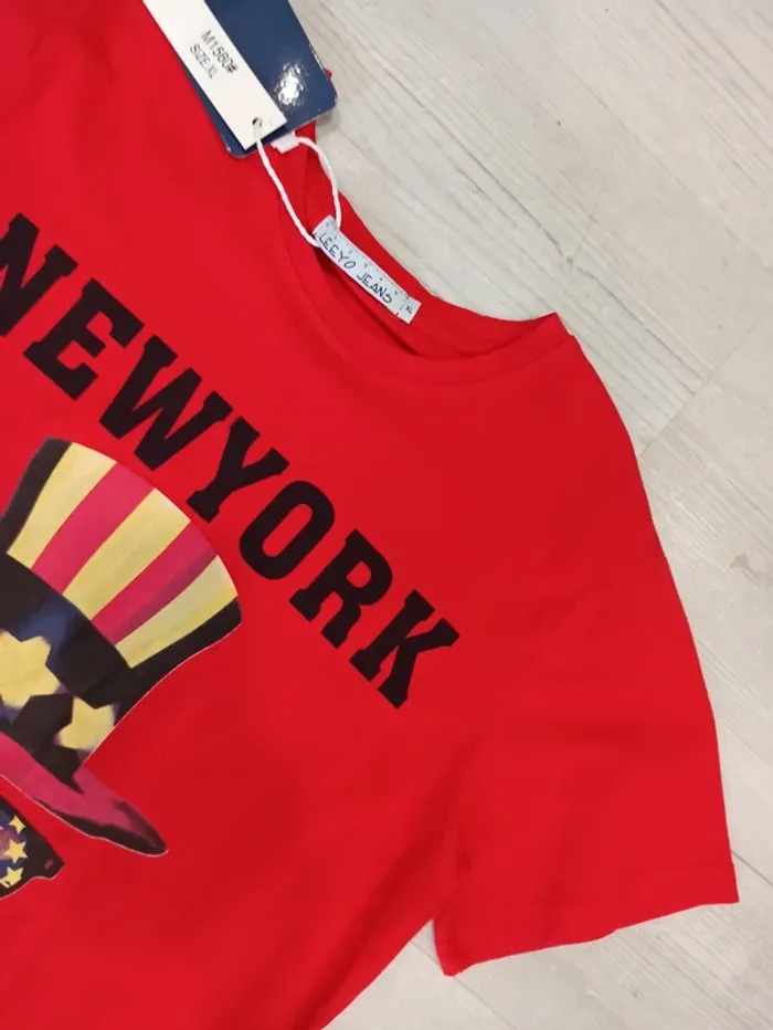 Tee shirt rouge homme L - photo numéro 3