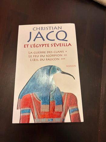 Livre et l’Égypte s’éveilla de Christian Jacq