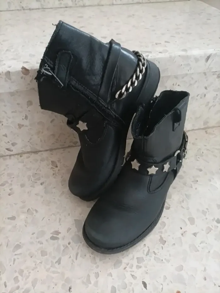 Bottines noires 32
