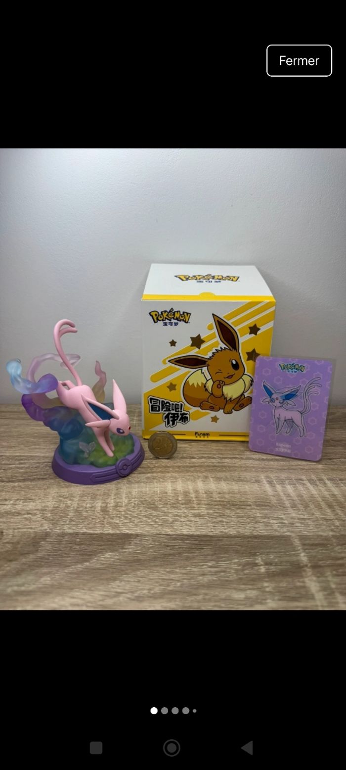 Display 9 figurine collection pokémon evoli et ses évolutions neuf scellé - photo numéro 8