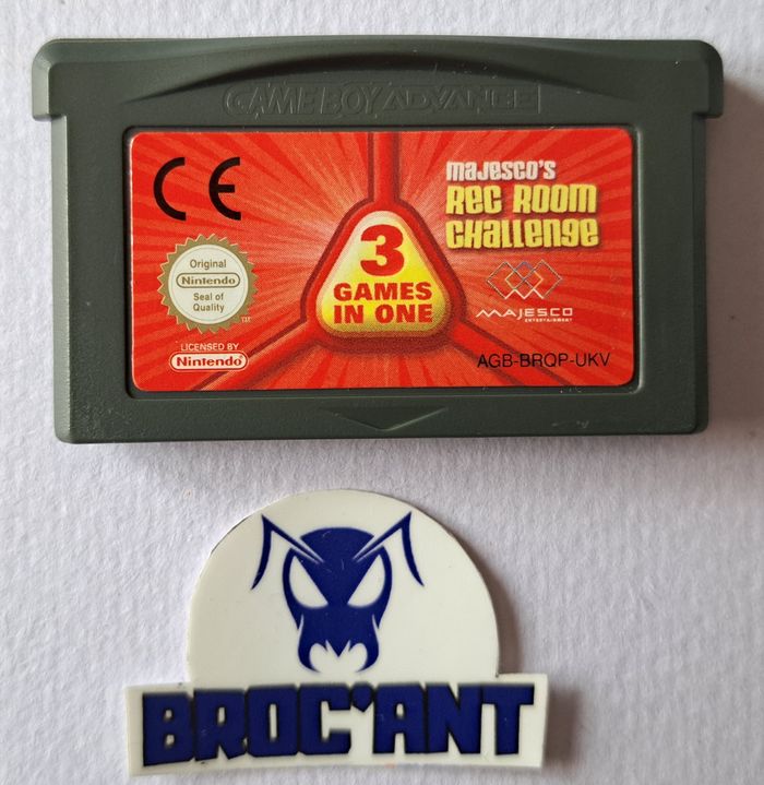 Rec Room Challenge UKV Nintendo Gameboy Advance GBA - photo numéro 4