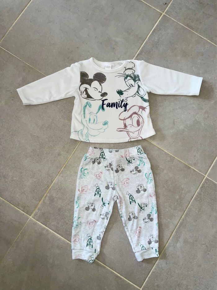 Pyjama 1 pièces Mickey 18 mois