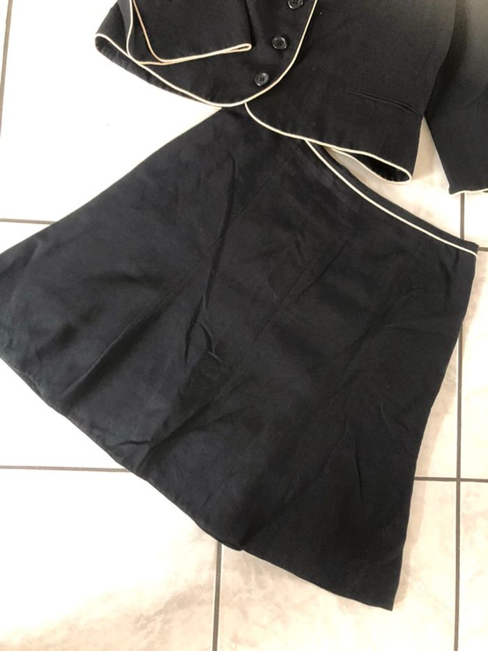 Tailleur camaïeu veste et jupe taille 40 - photo numéro 3
