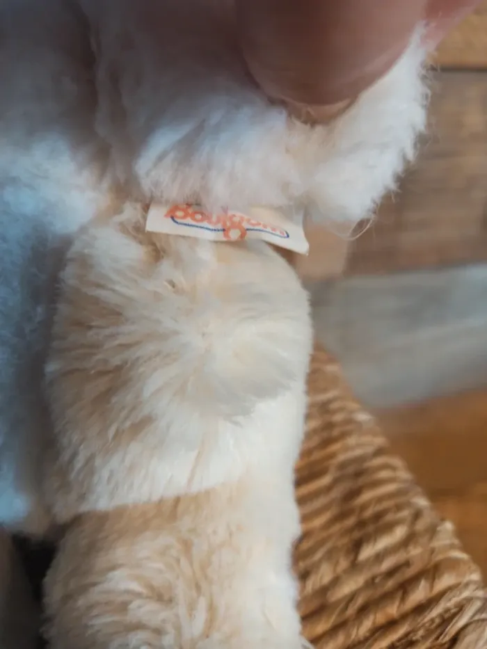 Peluche lapin hochet Boulgom vintage tbe - photo numéro 4