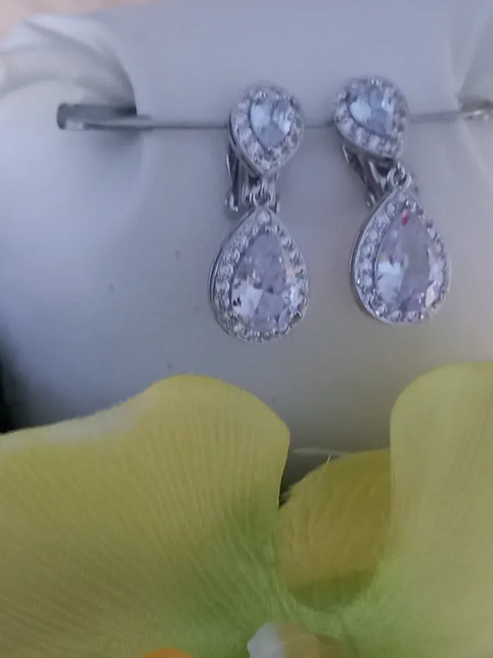 Boucles d'oreilles à clip boutique chic tendances neuve - photo numéro 4