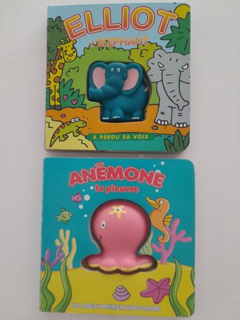 Lot 2 livres sonores bébé