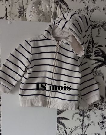 Gilet à capuche Kiabi 18 mois