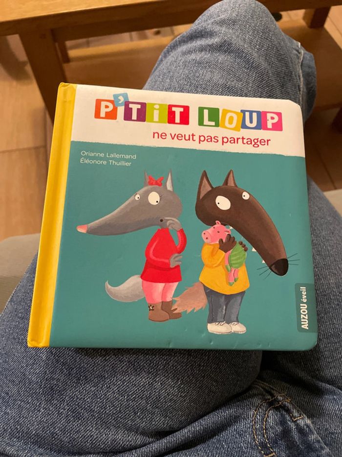 Livre p’tit loup ne veut pas partager