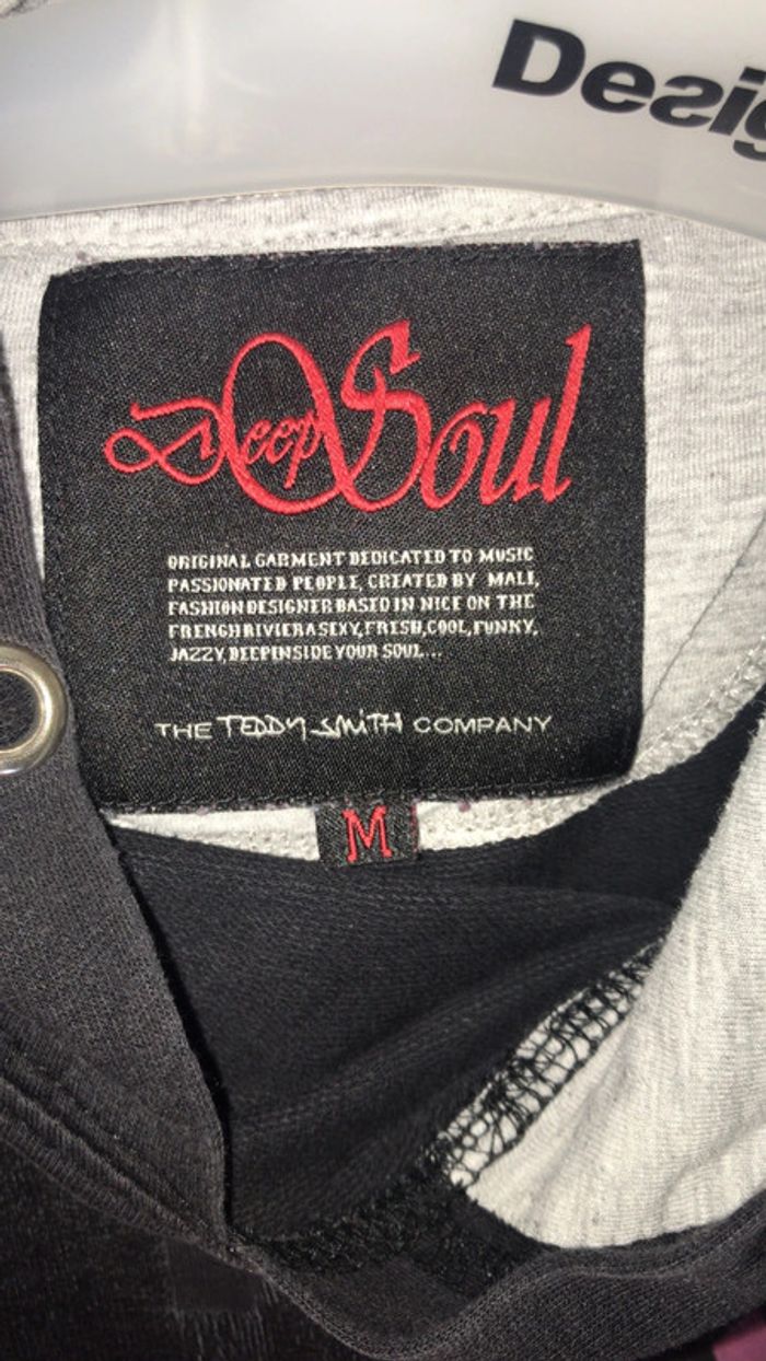 Sweat à capuche marque Deep Soûl taille M - photo numéro 5