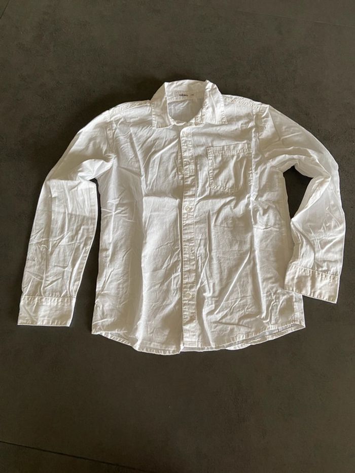 Chemise blanche garçon 10 ans GÉMO