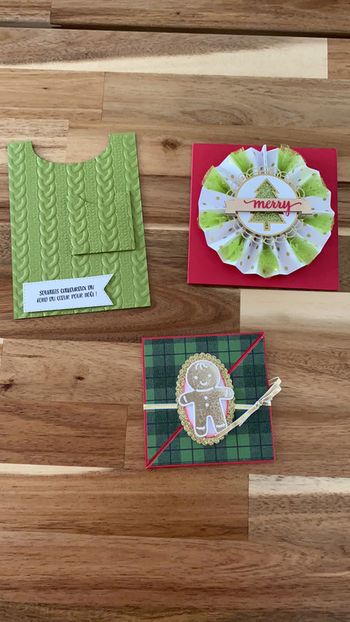 Lot de 3 cartes de Noël 🎄