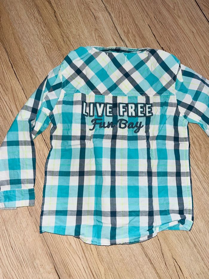 Chemise 24 mois Gemo manches longues - photo numéro 2