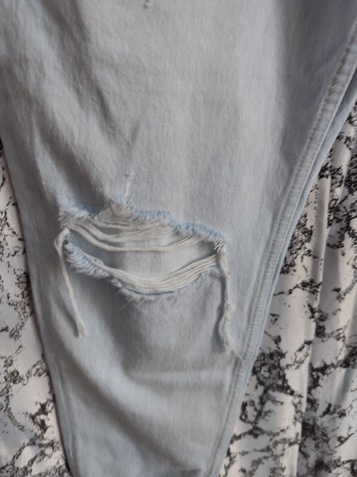 Pantalon en jeans jambes larges neuf Primark taille 40 - photo numéro 2