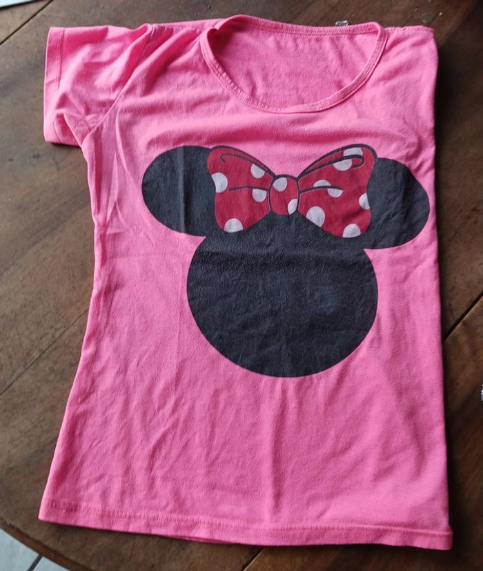 Lot de 2 Tee-shirt minnie - photo numéro 2