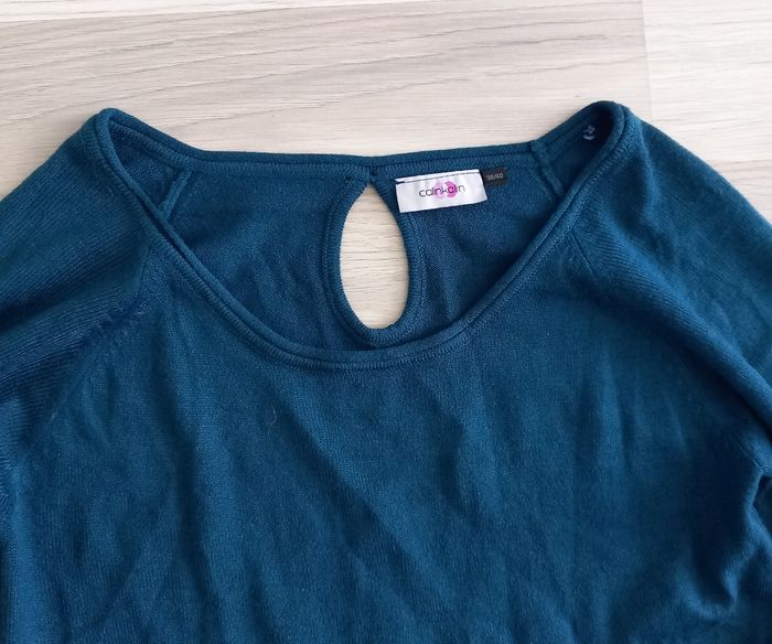 Robe femme bleu CalinKalin taille 38 - photo numéro 2