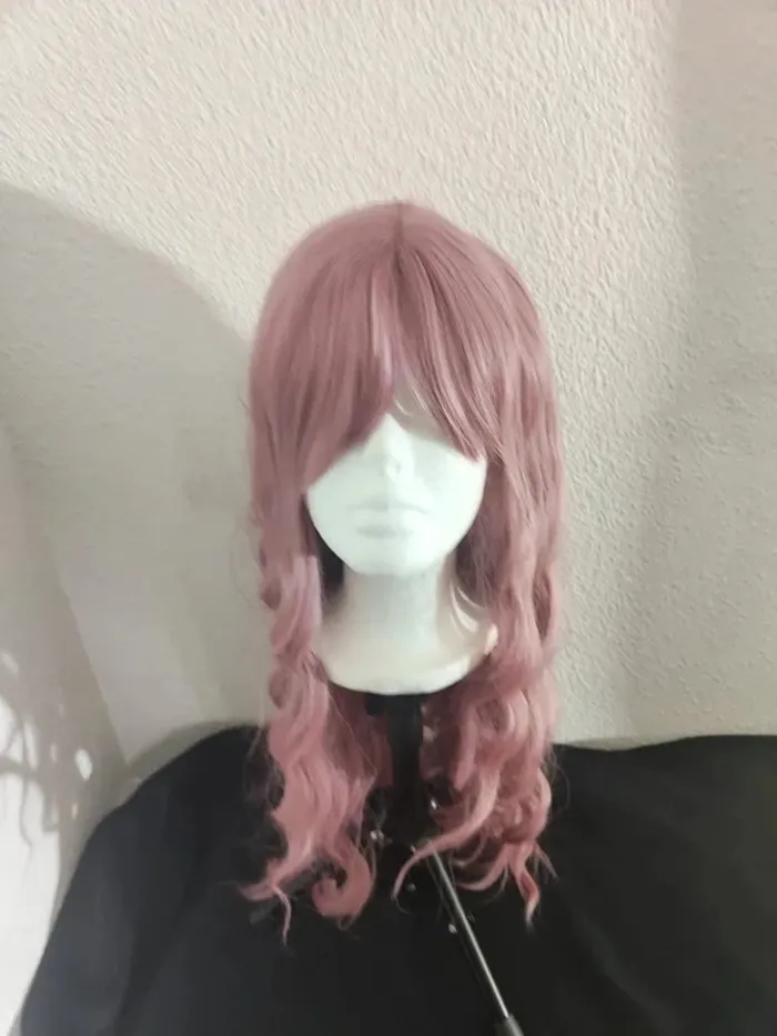 Perruque Naturelle Rose Pastel Luxe Tendance - photo numéro 16