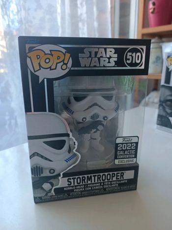Figurine Funko pop star wars 2022 galactic convention exclusive n°510 stormtrooper