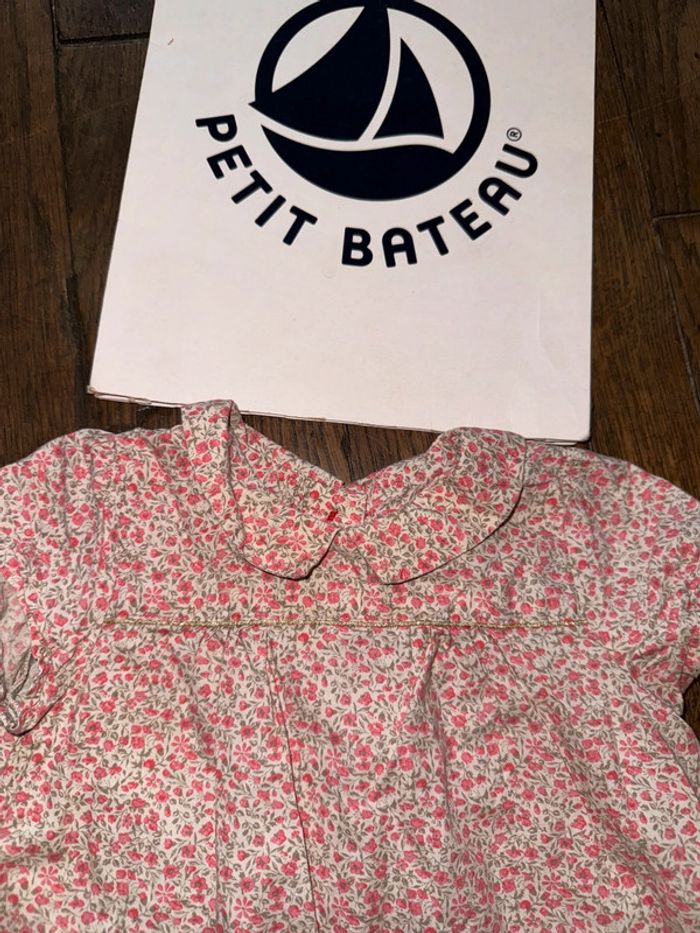Robe petit bateau à col 6 mois - photo numéro 2