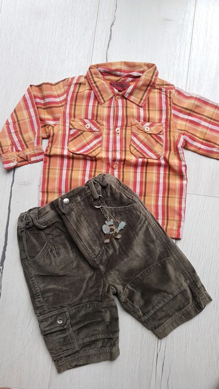 Ensemble 2 pièces hiver garçon 6mois