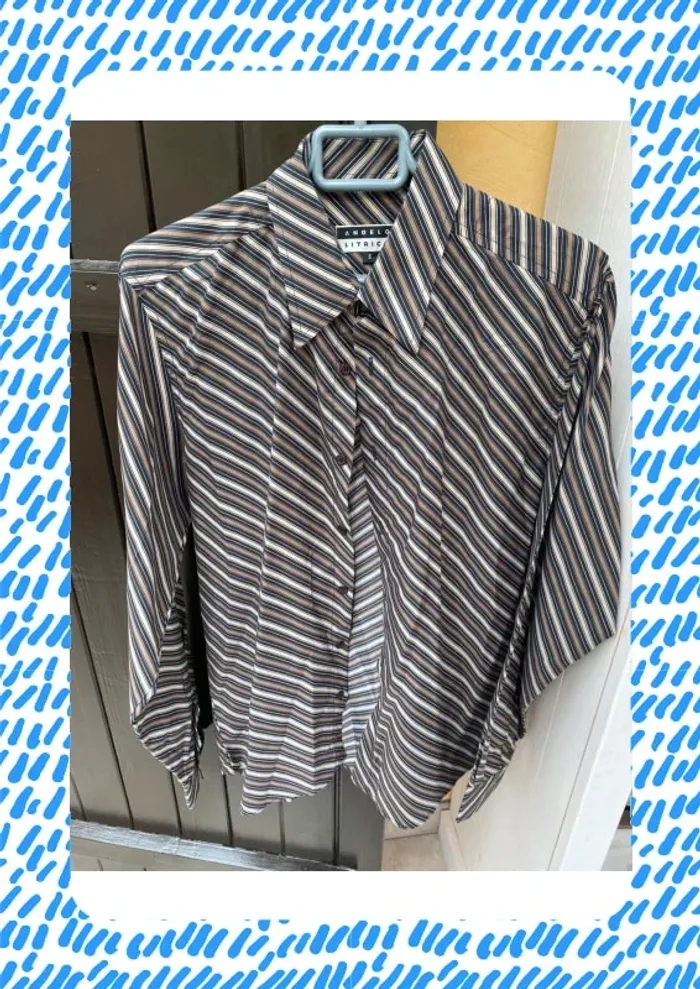 Chemise rayée à rayures Angelo litrico s