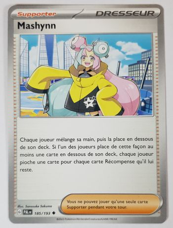 Carte Pokemon Mashynn 185/193 ◆ Évolutions à Paldea- EV02 FR ©
