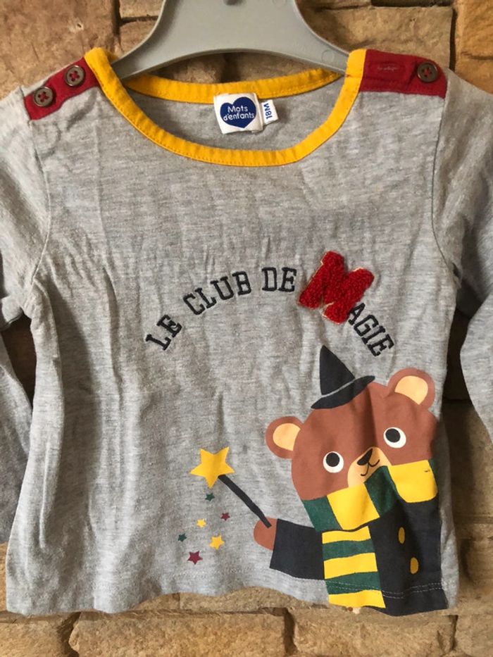 T-shirt manches longues 18 mois - photo numéro 2