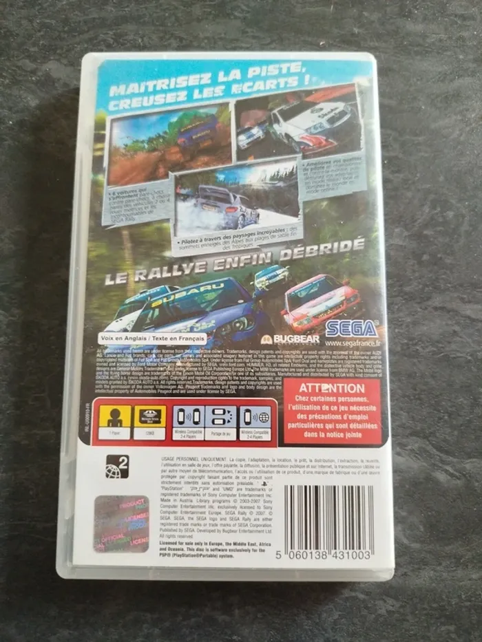 Jeu PSP Sega Rally - photo numéro 3