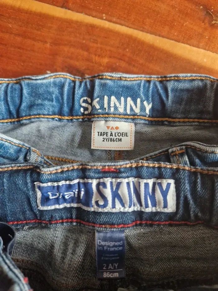 Lot de 2 jeans 24mois - photo numéro 4