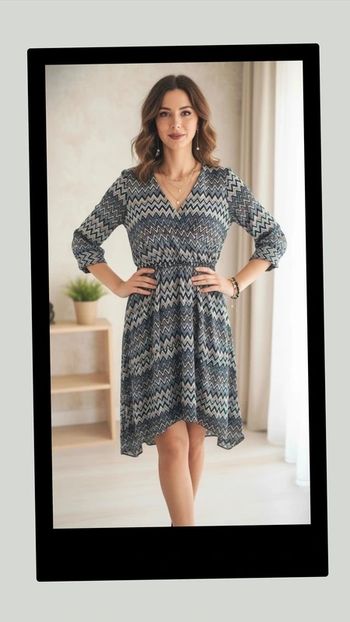 Magnifique Robe fluide Mosquitos T-40