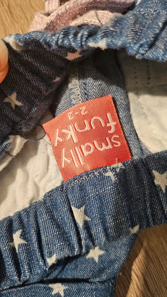 Short jeans étoiles léger 2/3ans - photo numéro 3