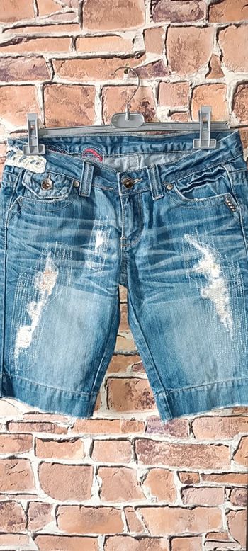 Short jeans bleu D Stiag