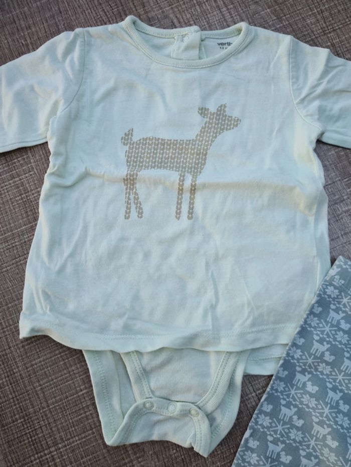 Ensemble Vertbaudet 12 mois comme neuf - photo numéro 3