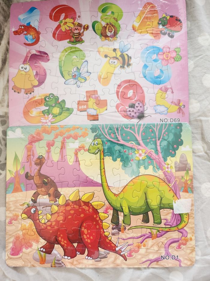 2 puzzles enfant 40 pièces