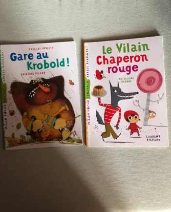 Lot de 2 livres premières lectures Milan 6/7 ans