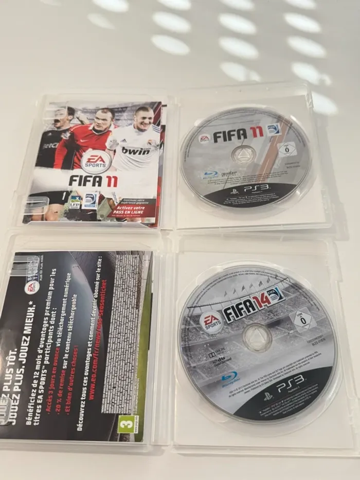Lot Fifa 08 / Fifa 11 (x2) / Fifa 14 - TBE/BE - ps3 - photo numéro 4