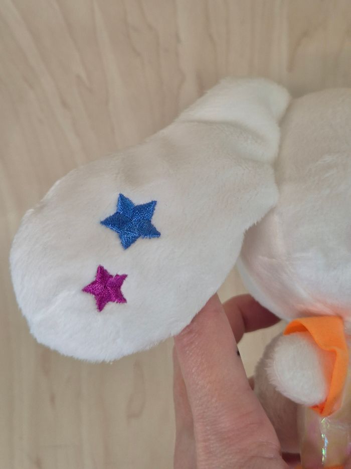 Petite peluche Sanrio Cinnamoroll "Cosmic Café" : orange - photo numéro 4