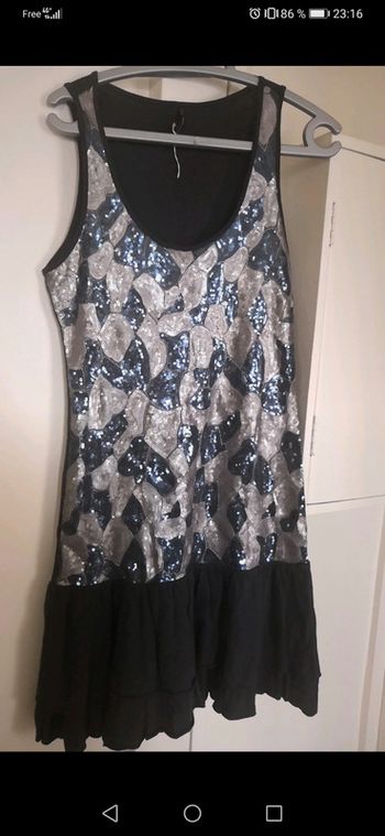 Robe paillettes nafnaf