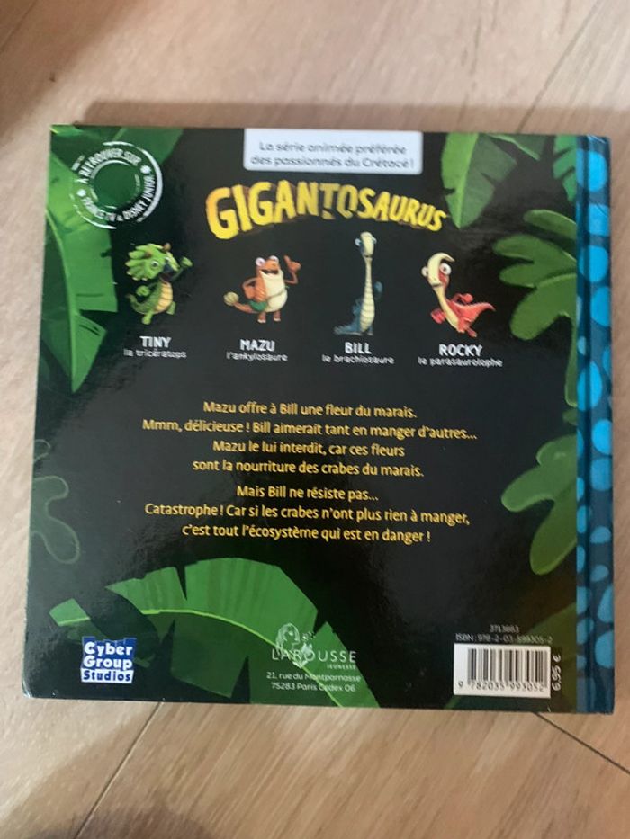 Livre gigantosaurus - photo numéro 2