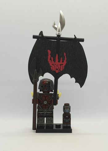 💍 Figurine Le Seigneur des Anneaux - Uruk-Hai - (Style Lego) 💍