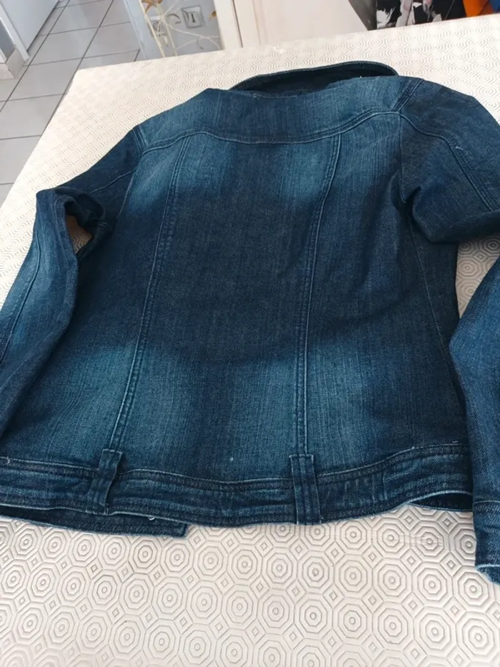 Veste en jean So jeans T L bleu - photo numéro 5
