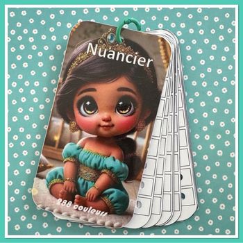 Nuancier guangna - tooli art - languo - grasp en 288  couleurs ou tout autres marques
