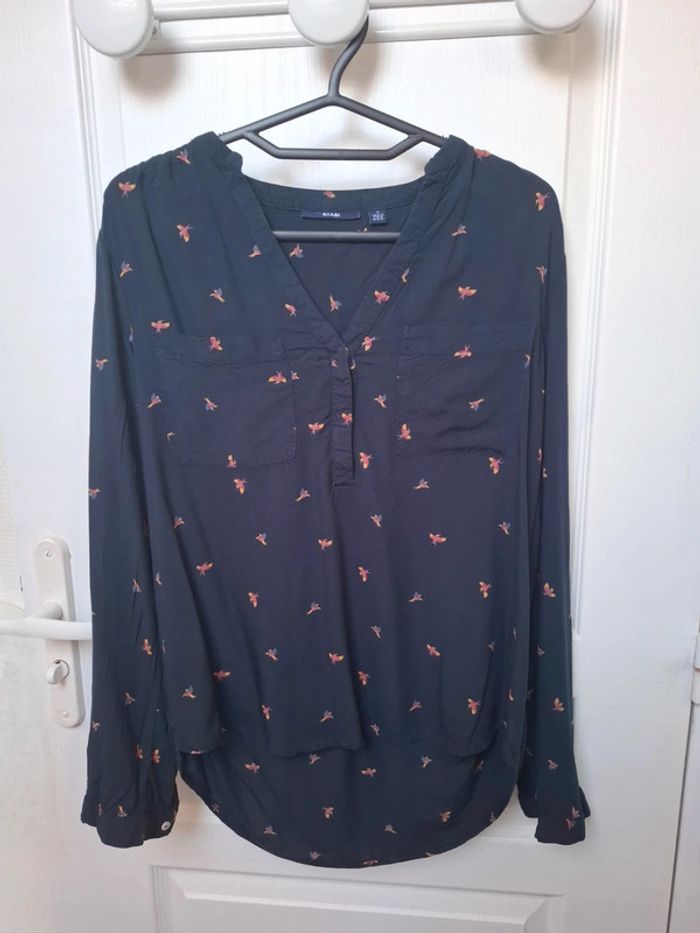 Blouse bleue marine taille S kiabi - photo numéro 2