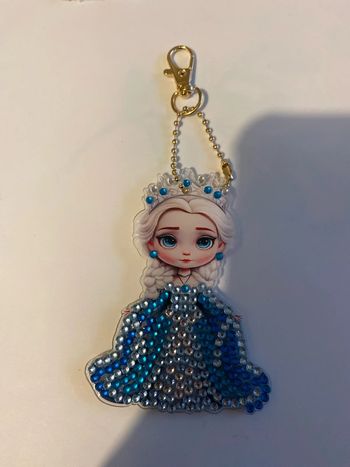 Porte clé reine des neiges double face