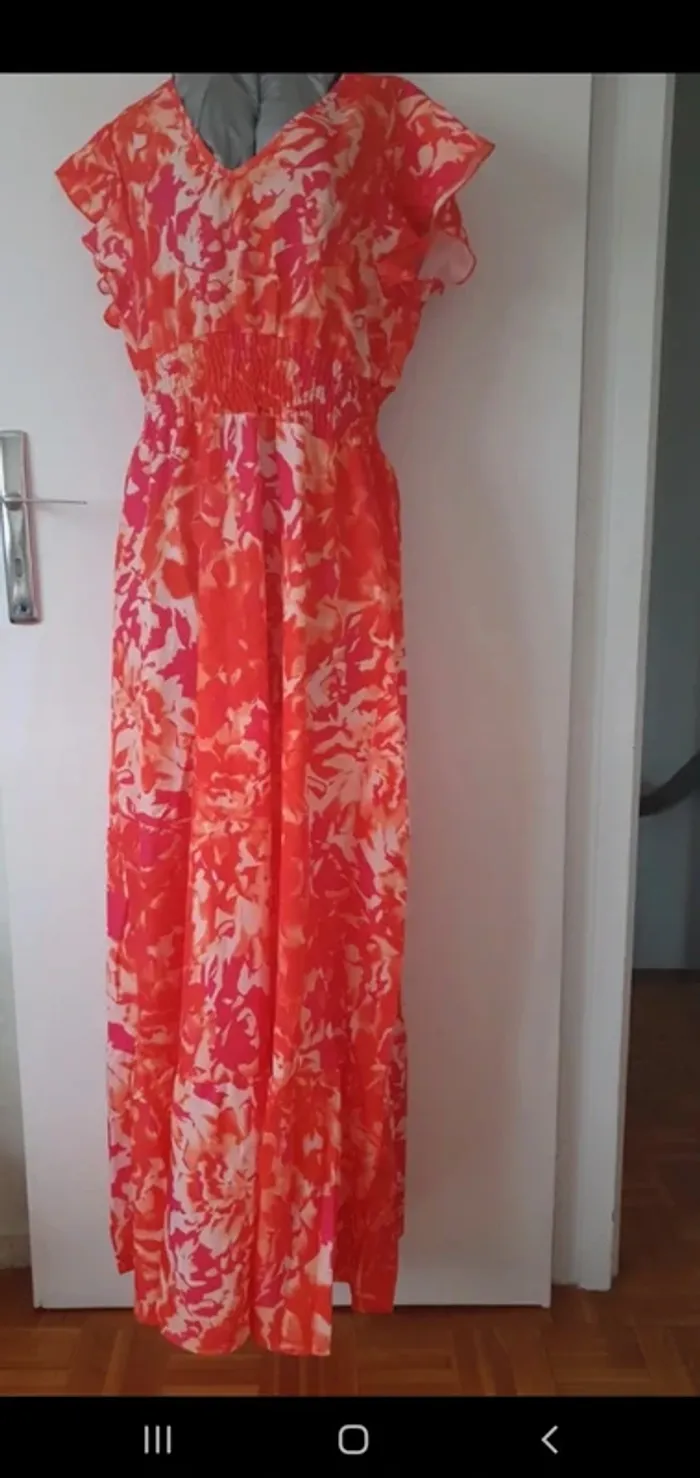 Longue robe fleuri