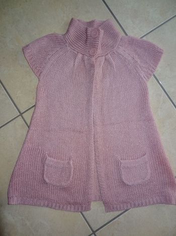 gilet rose T 12ans