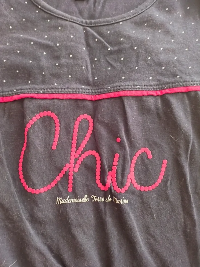 T-shirt fille 3 ans excellent weekend terre de marins - photo numéro 3