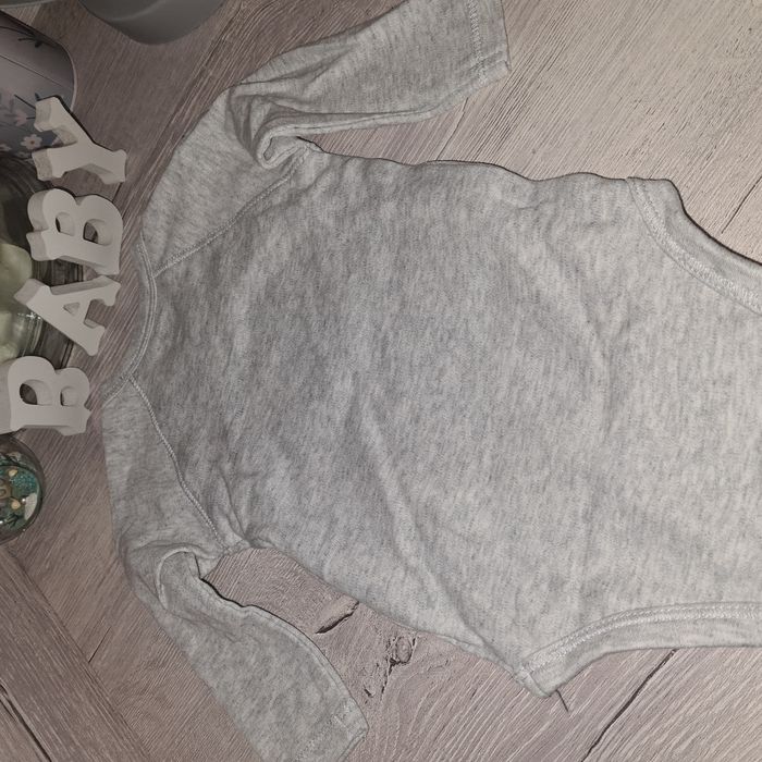 Body gris manches longues 6 Mois kiabi - photo numéro 5